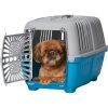 MidWest Spree Plastic Door Travel Carrier Blue Pet Kennel