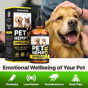 HÐµmp and Salmon Oil for Dogs Skin and Coat HÐµalth 3 6 9 Omega Pet HÐµmp Oil for Dogs and Cats Rich in Vitamins B E Dog Fish Oil and HÐµmp for Dogs A