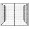 Outdoor Dog Kennel Steel 78.1 ft²