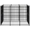 Outdoor Dog Kennel Steel 89.2 ft²