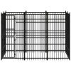 Outdoor Dog Kennel Steel 59.5 ft²