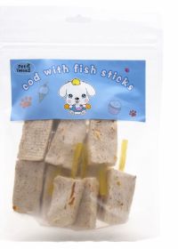 Dog Treats Cod With Fish Sticks Pet Natural Chew Treats Best Twists for Training Small Medium Large Dogs,8 oz Dog Treats Cod With Fish Sticks Pet Natural Chew Treats Best Twists for Training Small Medium Large Dogs,8 oz