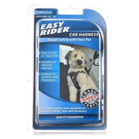 Coastal Pet Easy Rider Car Harness (Option: Black  Medium (Girth Size 20"30"))